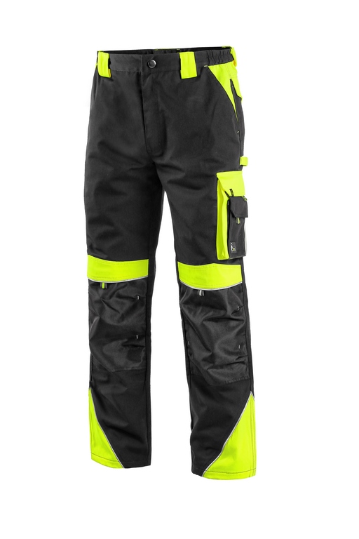 Kalhoty CXS BRIGHTON ZIMNÍ žluté pracovní 1020 014 802 48-50